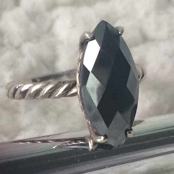 David Yurman Hematite Classics Ring - Picture 1 of 9